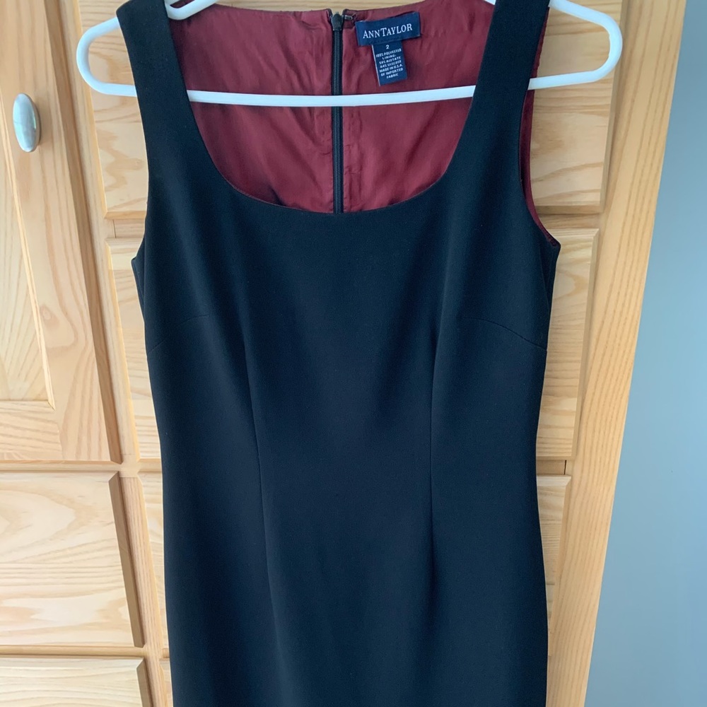Ann Taylor black dress.